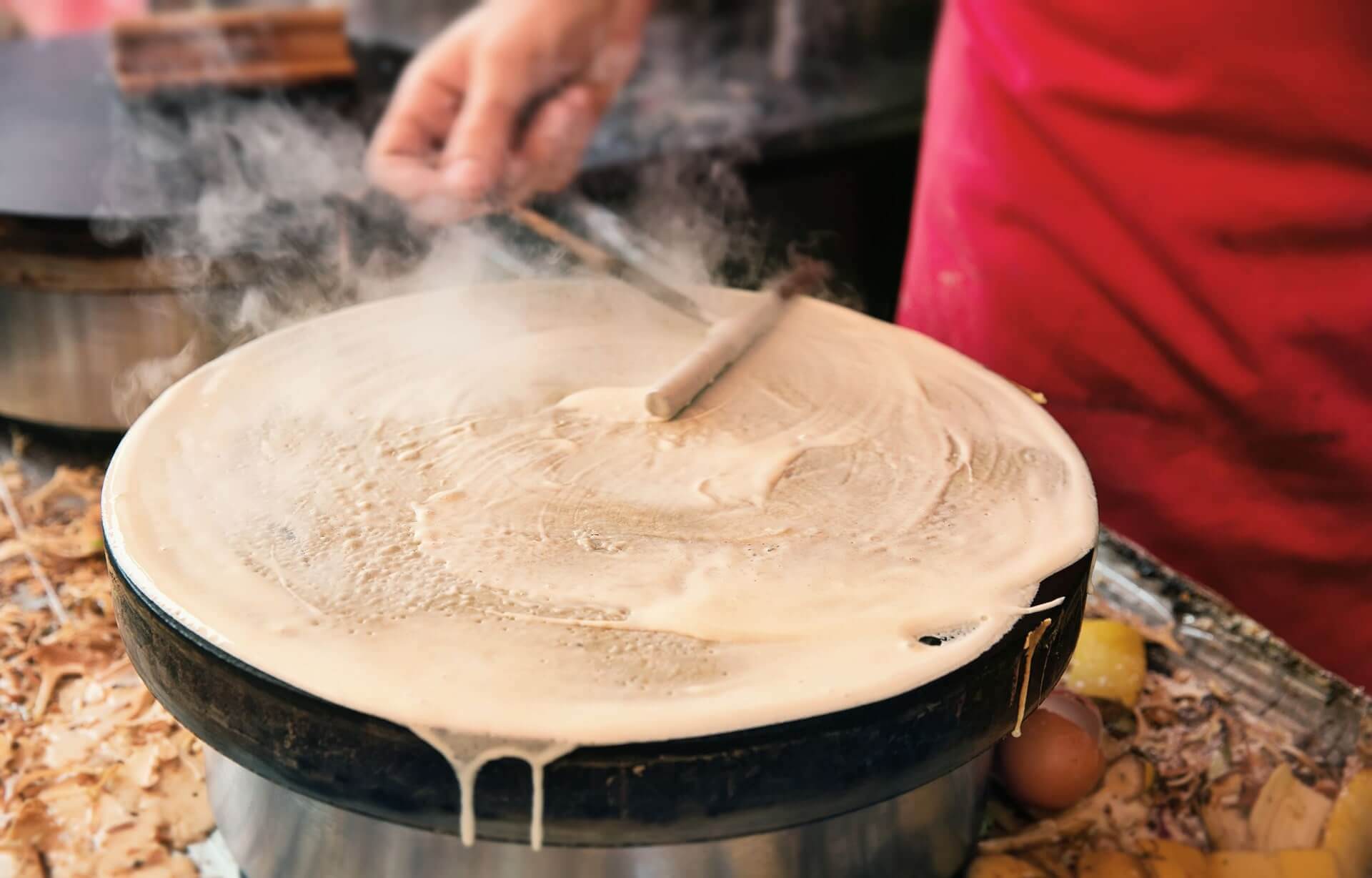 Le stand de crepes - animation pour événement d'entreprise