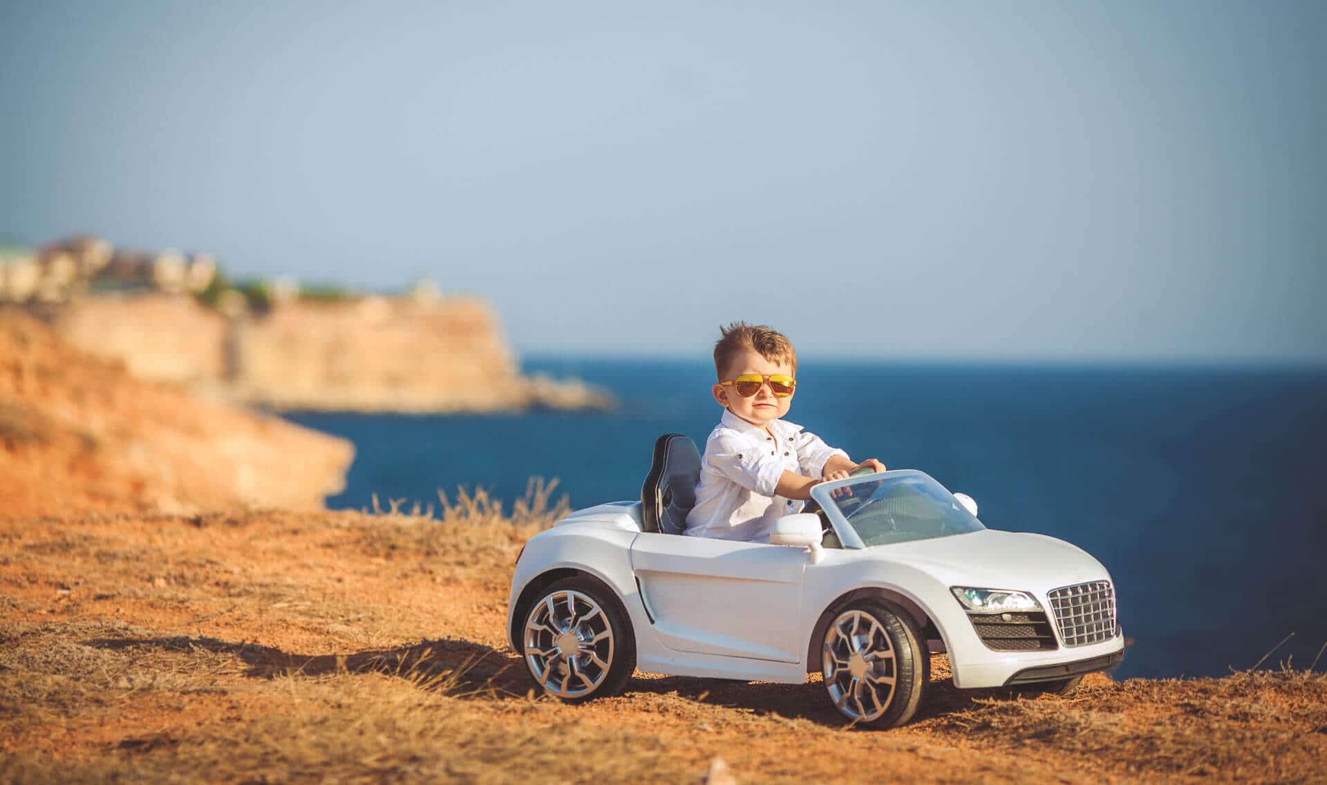 animation voiture électrique pour enfant